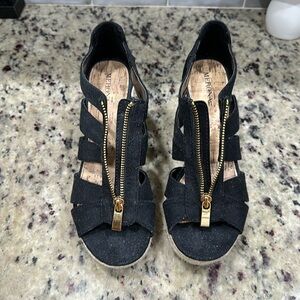 Michael Kors Women's Berkley Mid Espadrille Wedge Sandal look a likes